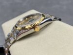 VS Factory Rolex Datejust 36 Two-Tone Yellow Gold Golden Fluted Motif Diamond Dial (126233) 1:1 Super Clone – DD3235 Movement - Image 6