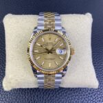 VS Factory Rolex Datejust 36mm Two-Tone Yellow Gold Fluted Motif Dial Jubilee Bracelet(126233) 1:1 Super Clone – DD3235 Movement - Image 2