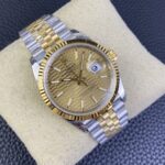 VS Factory Rolex Datejust 36mm Two-Tone Yellow Gold Fluted Motif Dial Jubilee Bracelet(126233) 1:1 Super Clone – DD3235 Movement - Image 3