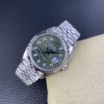VS Factory Rolex Datejust 36mm Olive Green Palm Motif Diamond Dial Jubilee Bracelet (126234) 1:1 Super Clone – DD3235 Movement - Image 6