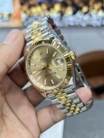 VS Factory Rolex Datejust 41mm Champagne Dial Fluted Bezel Jubilee Bracelet (126333) 1:1 Super Clone – DD3235 Movement - Image 5