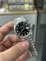 VS Factory Rolex Datejust 36mm Black Diamond Dial Jubilee Bracelet (126234) 1:1 Super Clone – DD3235 Movement - Image 4