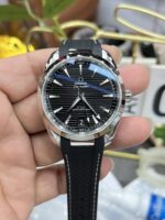 VS Factory Omega Seamaster Aqua Terra 150M 41mm Black Dial Black Rubber Strap (220.12.41.21.01.001) 1:1 Super Clone – DD8900 Movement - Image 2
