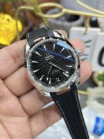 VS Factory Omega Seamaster Aqua Terra 150M 41mm Black Dial Black Rubber Strap (220.12.41.21.01.001) 1:1 Super Clone – DD8900 Movement - Image 4