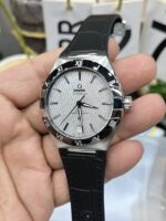 VS Factory Omega Constellation 41mm Steel Black Ceramic Bezel Silver Silk Dial (131.33.41.21.06.001) 1:1 Super Clone – DD8900 Movement - Image 3