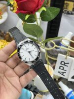 VS Factory Omega Constellation 41mm Steel Black Ceramic Bezel Silver Silk Dial (131.33.41.21.06.001) 1:1 Super Clone – DD8900 Movement - Image 7