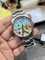 VS Factory Rolex Oyster Perpetual 36mm “Celebration Bubble” Motif Dial Smooth Bezel Oyster Bracelet (126000) 1:1 Super Clone – DD3230 Movement - Image 4