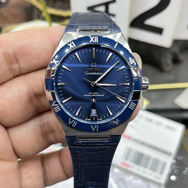 VS Factory Omega Constellation 41mm Steel Blue Ceramic Bezel (131.33.41.21.03.001) 1:1 Super Clone – DD8900 Movement