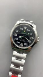 VS Factory Rolex Air-King 40mm Black Dial Smooth Bezel Oyster Bracelet (126900) 1:1 Super Clone – DD3230 Movement - Image 3