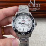 VS Factory Omega Seamaster Diver 300M 42mm White Wave Dial Black Ceramic Bezel (210.30.42.20.04.001) 1:1 Super Clone – DD8800 Movement