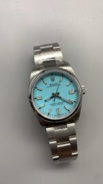 VS Factory Rolex Oyster Perpetual 36mm Turquoise “Tiffany” Blue Dial Smooth Bezel Oyster Bracelet (126000) 1:1 Super Clone – DD3230 Movement - Image 4