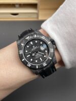 VS Factory Rolex Submariner Date “DiW Carbon Stealth” Forged Carbon Fiber (Custom Edition) 1:1 Super Clone – DD3135 Movement - Image 5