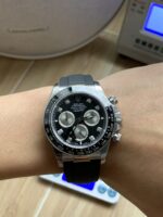 VS Factory Rolex Cosmograph Daytona White Gold “Ghost” Diamond Dial (126519LN) 1:1 Super Clone – DD4131 Movement - Image 5