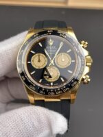 VS Factory Rolex Cosmograph Daytona Yellow Gold “Pikachu” Black Dial (126518LN) 1:1 Super Clone – DD4131 Movement - Image 2