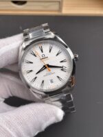 VS Factory Omega Seamaster Aqua Terra 150M 41mm White Dial Orange Accents (220.10.41.21.02.001) 1:1 Super Clone – DD8900 Movement - Image 4