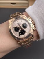 VS Factory Rolex Cosmograph Daytona Full Rose Gold “Panda” Dial (126505) 1:1 Super Clone – DD4131 Movement - Image 5