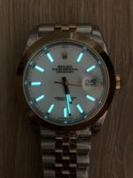 VS Factory Rolex Datejust 41mm Two-Tone Yellow Gold White Dial Smooth Bezel Jubilee Bracelet (126303) 1:1 Super Clone – DD3235 Movement - Image 10