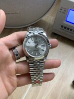 VS Factory Rolex Datejust 41mm Silver Sunburst Dial Smooth Bezel Jubilee Bracelet (126300) 1:1 Super Clone – DD3235 Movement - Image 2