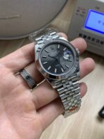 VS Factory Rolex Datejust 41mm Sunburst Slate Dial Smooth Bezel Jubilee Bracelet (126300) 1:1 Super Clone – DD3235 Movement - Image 3