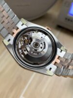 VS Factory Rolex Datejust 41mm Two-Tone Rose Gold Silver Fluted Motif Dial Jubilee Bracelet (126331) 1:1 Super Clone – DD3235 Movement - Image 8