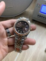 VS Factory Rolex Datejust 41mm Two-Tone Rose Gold Chocolate Dial Jubilee Bracelet (126331) 1:1 Super Clone – DD3235 Movement - Image 3