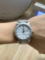 VS Factory Rolex Datejust 41mm Pure White Dial Fluted Bezel Jubilee Bracelet (126334) 1:1 Super Clone – DD3235 Movement - Image 5