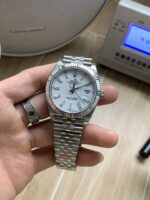 VS Factory Rolex Datejust 41mm Pure White Dial Fluted Bezel Jubilee Bracelet (126334) 1:1 Super Clone – DD3235 Movement - Image 3