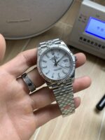 VS Factory Rolex Datejust 41mm Pure White Dial Fluted Bezel Jubilee Bracelet (126334) 1:1 Super Clone – DD3235 Movement - Image 4