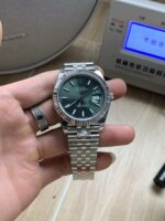 VS Factory Rolex Datejust 41mm Mint Green Sunburst Dial Fluted Bezel Jubilee Bracelet (126334) 1:1 Super Clone – DD3235 Movement - Image 2