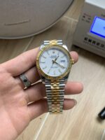 VS Factory Rolex Datejust 41mm Two-Tone Yellow Gold White Dial Jubilee Bracelet (126333) 1:1 Super Clone – DD3235 Movement - Image 2