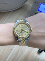 VS Factory Rolex Datejust 41mm Two-Tone Yellow Gold Fluted Motif Dial Jubilee Bracelet (126333) 1:1 Super Clone – DD3235 Movement - Image 5