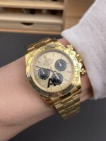 VS Factory Rolex Cosmograph Daytona Full Yellow Gold “Shawn Yue” Dial (126508) 1:1 Super Clone – DD4131 Movement - Image 5