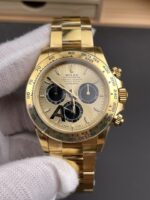 VS Factory Rolex Cosmograph Daytona Full Yellow Gold “Shawn Yue” Dial (126508) 1:1 Super Clone – DD4131 Movement - Image 4