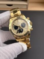 VS Factory Rolex Cosmograph Daytona Full Yellow Gold “Shawn Yue” Dial (126508) 1:1 Super Clone – DD4131 Movement - Image 3