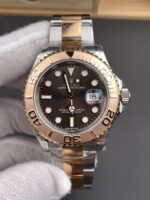 VS Factory Rolex Yacht-Master 40mm Two-Tone Rose Gold Chocolate Dial Rose Gold Bezel Oyster Bracelet (126621) 1:1 Super Clone – DD3235 Movement - Image 4