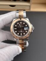 VS Factory Rolex Yacht-Master 40mm Two-Tone Rose Gold Chocolate Dial Rose Gold Bezel Oyster Bracelet (126621) 1:1 Super Clone – DD3235 Movement - Image 2
