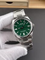 VS Factory Rolex Oyster Perpetual 36mm “Rolex Green” Lacquer Dial Smooth Bezel Oyster Bracelet (126000) 1:1 Super Clone – DD3230 Movement - Image 4