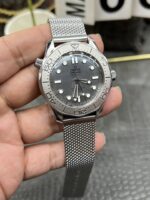 VS Factory Omega Seamaster Diver 300M 42mm James Bond 60th Anniversary Mesh Bracelet (210.30.42.20.03.002) 1:1 Super Clone – DD8806 Movement - Image 3