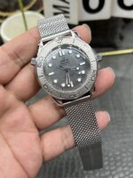 VS Factory Omega Seamaster Diver 300M 42mm James Bond 60th Anniversary Mesh Bracelet (210.30.42.20.03.002) 1:1 Super Clone – DD8806 Movement - Image 5
