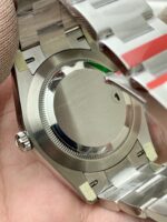 VS Factory Rolex Oyster Perpetual 41mm Candy Pink Lacquer Dial Smooth Bezel Oyster Bracelet (124300 Custom) 1:1 Super Clone – DD3230 Movement - Image 5