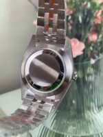VS Factory (V2) Rolex Datejust 41mm Deep Black Diamond Dial Fluted Bezel Jubilee Bracelet (126334) 1:1 Super Clone – DD3235 Movement - Image 8