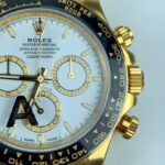 VS Factory Rolex Cosmograph Daytona Yellow Gold White Dial (126518LN) 1:1 Super Clone – DD4131 Movement - Image 3