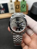 VS Factory Rolex Datejust 36mm Sunburst Slate Diamond Dial Jubilee Bracelet (126234) 1:1 Super Clone – DD3235 Movement - Image 2