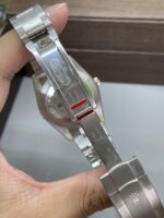 VS Factory Rolex Oyster Perpetual 41mm Coral Red Dial Smooth Bezel Oyster Bracelet (124300) 1:1 Super Clone – DD3230 Movement - Image 8