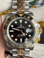 VS Factory Rolex GMT-Master II “Two-Tone GRNR” Yellow Gold Jubilee (m126713grnr-0001) 1:1 Super Clone – DD3285 Movement - Image 8