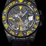 VS Factory Rolex GMT-Master II “DiW Carbon Yellow” Forged Carbon Fiber (Custom Edition) 1:1 Super Clone – DD3285 Movement