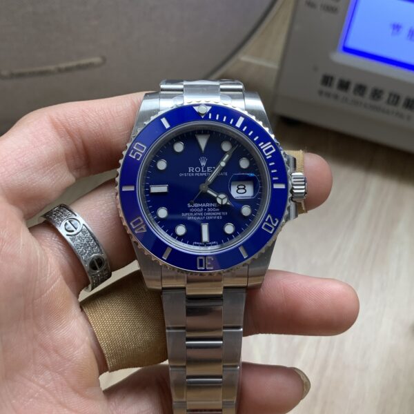 VS Factory Rolex Submariner Date “Smurf” Blue 40mm (116619LB) 1:1 Super Clone – DD3135 Movement