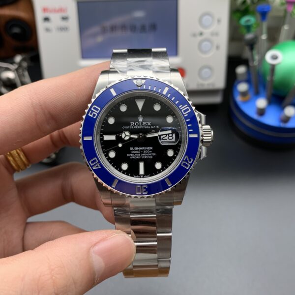 VS Factory Rolex Submariner Date “Cookie Monster” Blue Bezel 41mm (126619LB) 1:1 Super Clone – DD3235 Movement