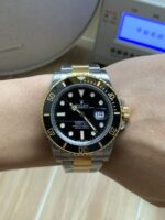 VS Factory Rolex Submariner Date “Two-Tone Black” 18K Yellow Gold 41mm (126613LN) 1:1 Super Clone – DD3235 Movement - Image 5