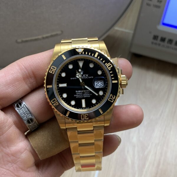 VS Factory Rolex Submariner Date “Solid Gold Black” 41mm (126618LN) 1:1 Super Clone – DD3235 Movement